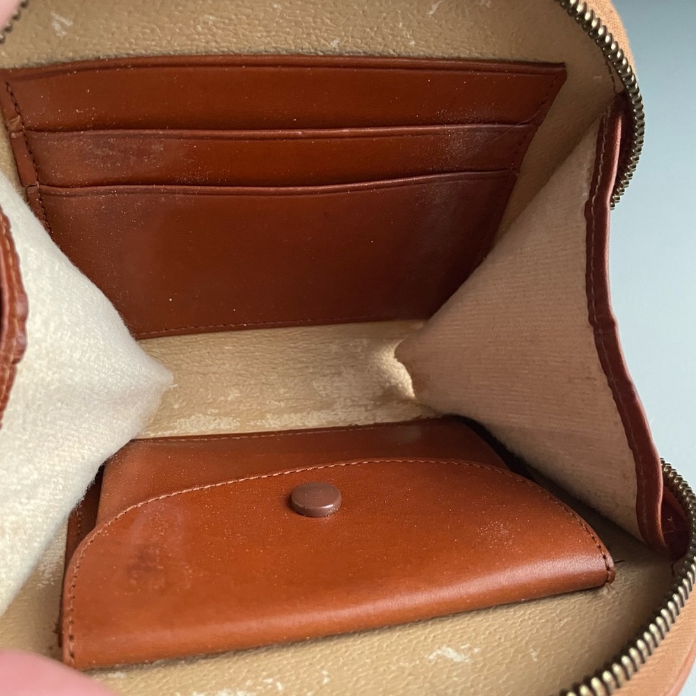Dooney & Bourke Brown Leather Crossbody Wallet Bag - Picture 10 of 16